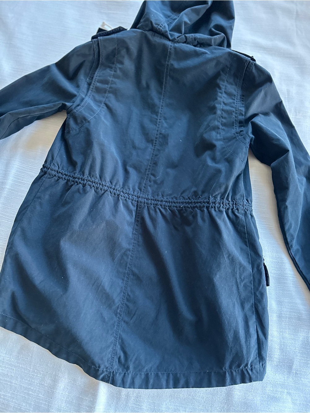 Abercrombie & Fitch Navy Blue Utility Anorak Parka Jacket | S - Picture 8 of 12